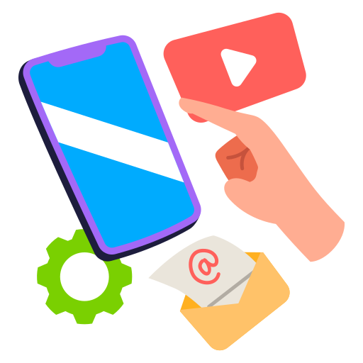 Sticker contenu digital